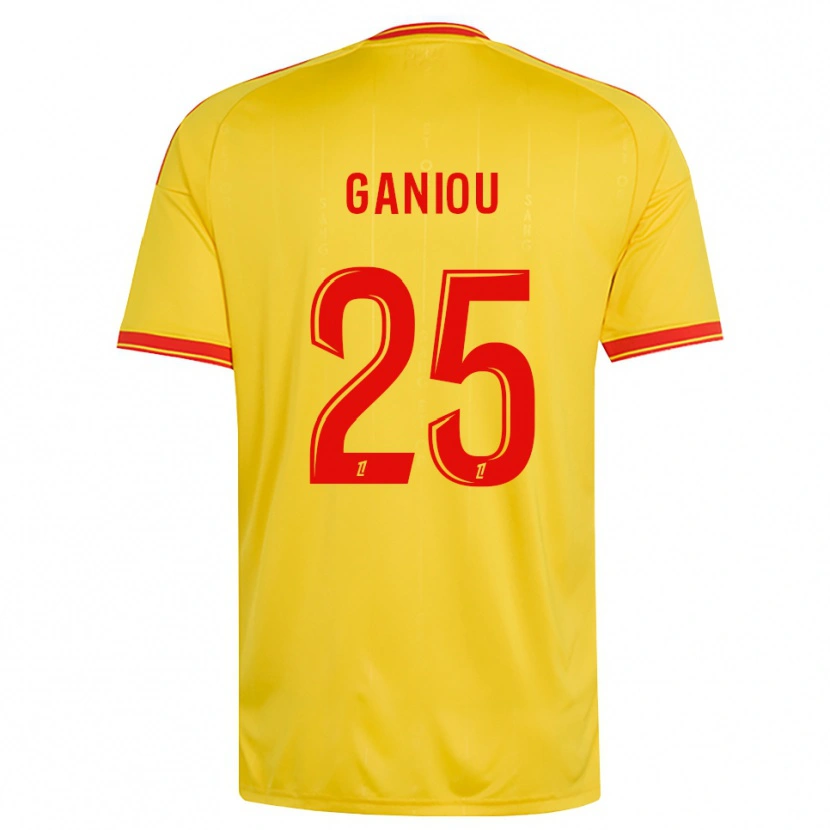 Danxen Heren Ismaëlo Ganiou #25 Goud Oranje Rood Thuisshirt Thuistenue 2026/27 T-Shirt België