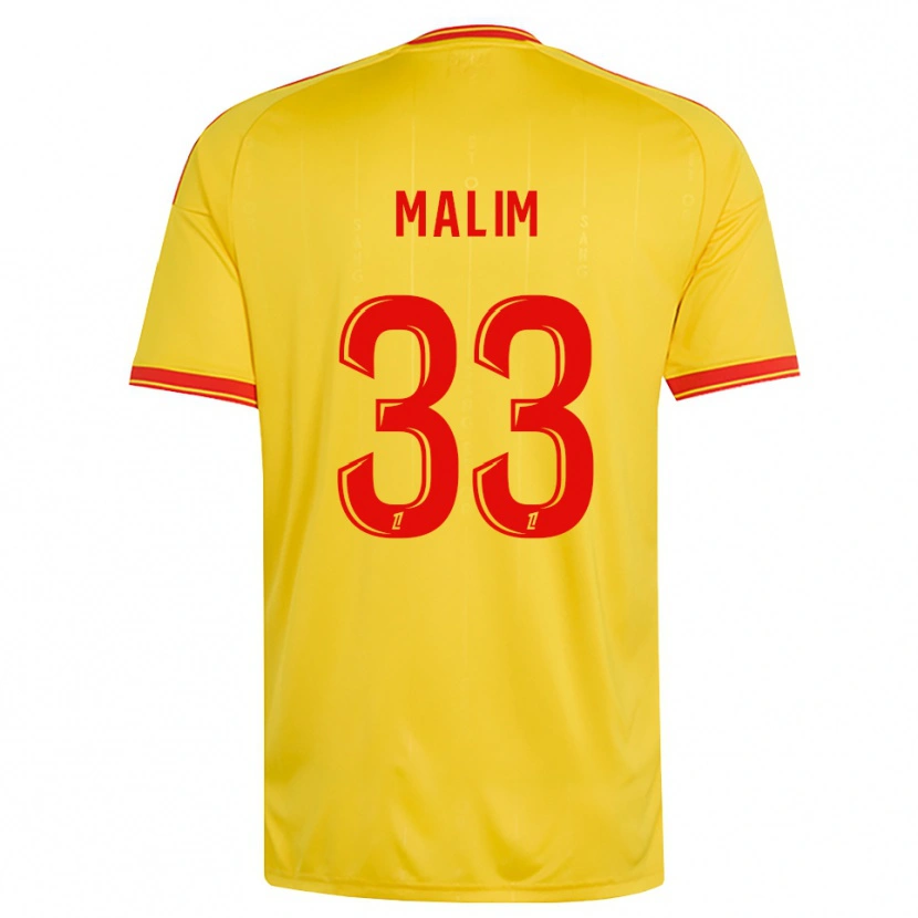 Danxen Heren Yasmina Malim #33 Goud Oranje Rood Thuisshirt Thuistenue 2026/27 T-Shirt België