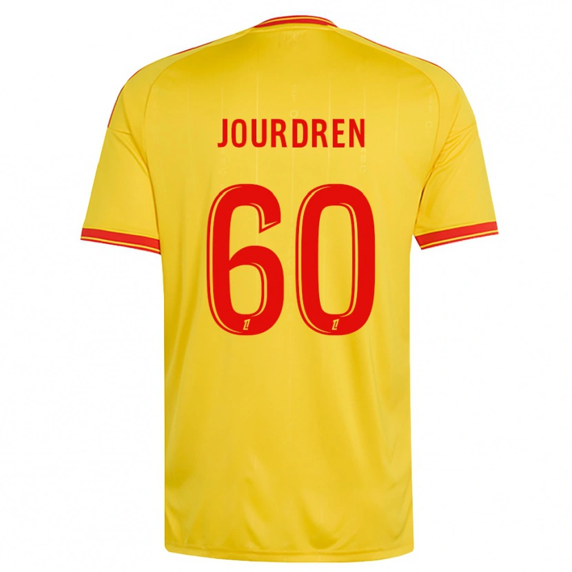 Danxen Heren Ilan Jourdren #60 Goud Oranje Rood Thuisshirt Thuistenue 2026/27 T-Shirt België