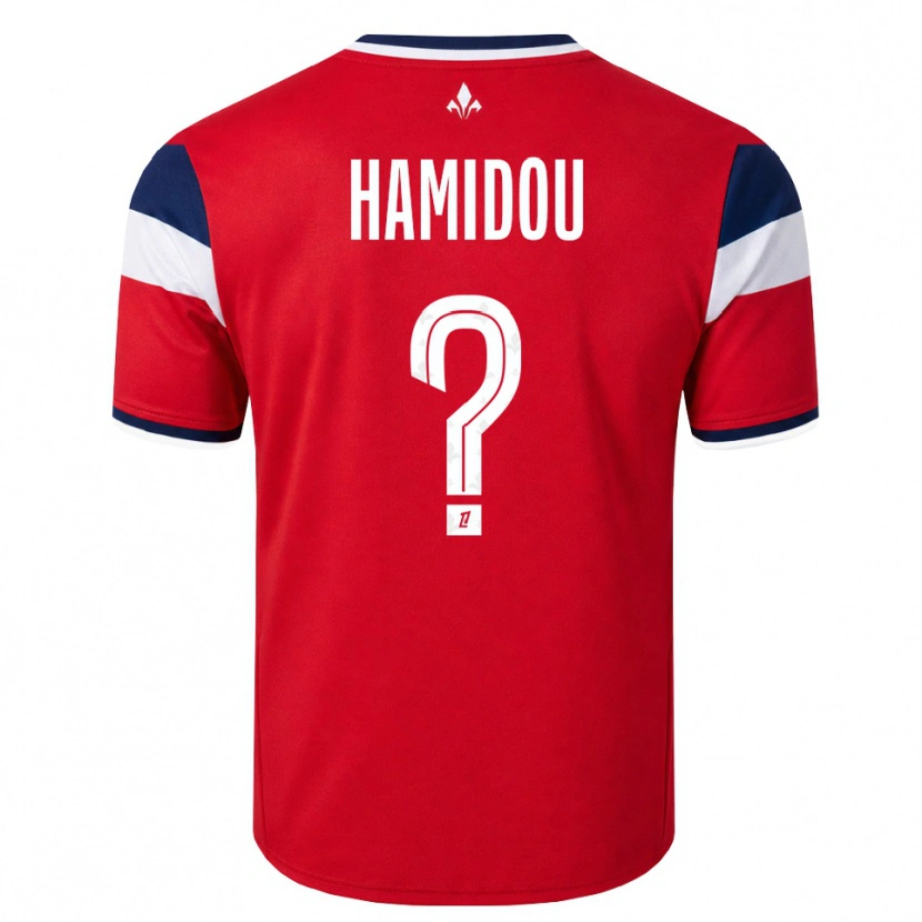 Danxen Heren Jamila Hamidou #0 Rood Wit Koninklijk Blauw Thuisshirt Thuistenue 2026/27 T-Shirt België