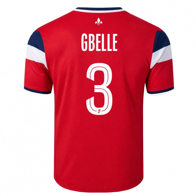 Danxen Heren Arthur Gbelle #3 Rood Wit Koninklijk Blauw Thuisshirt Thuistenue 2026/27 T-Shirt België