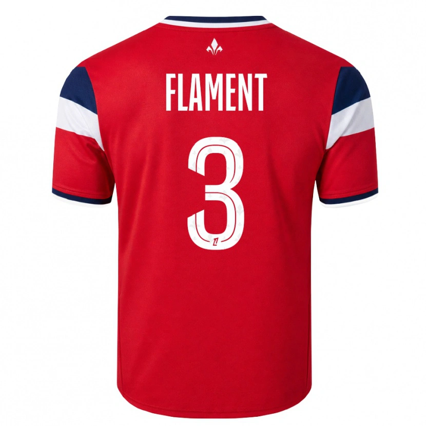 Danxen Heren Corentin Flament #3 Rood Wit Koninklijk Blauw Thuisshirt Thuistenue 2026/27 T-Shirt België