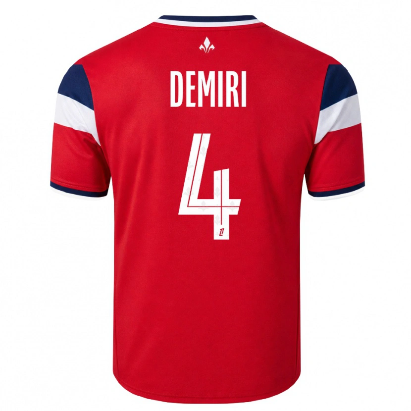 Danxen Heren Andi Demiri #4 Rood Wit Koninklijk Blauw Thuisshirt Thuistenue 2026/27 T-Shirt België