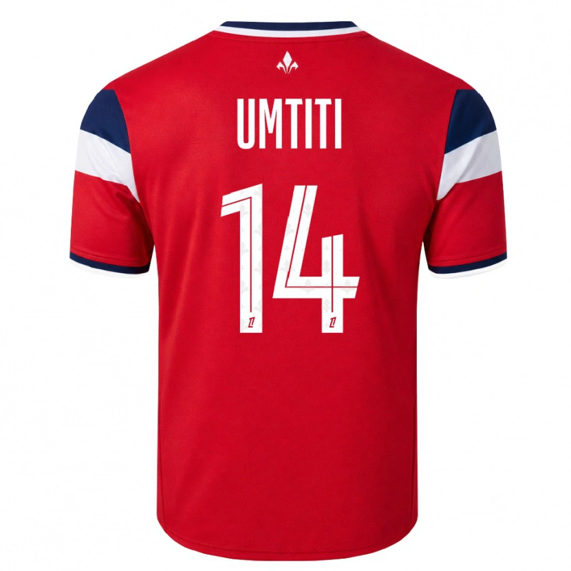 Danxen Heren Samuel Umtiti #14 Rood Wit Koninklijk Blauw Thuisshirt Thuistenue 2026/27 T-Shirt België