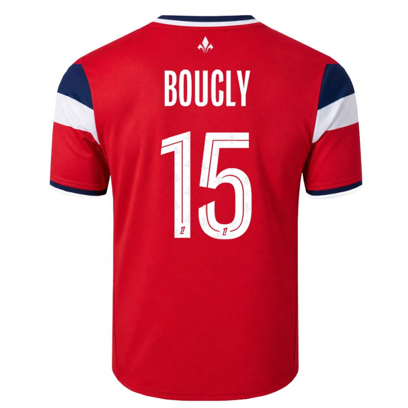 Danxen Heren Maite Boucly #15 Rood Wit Koninklijk Blauw Thuisshirt Thuistenue 2026/27 T-Shirt België