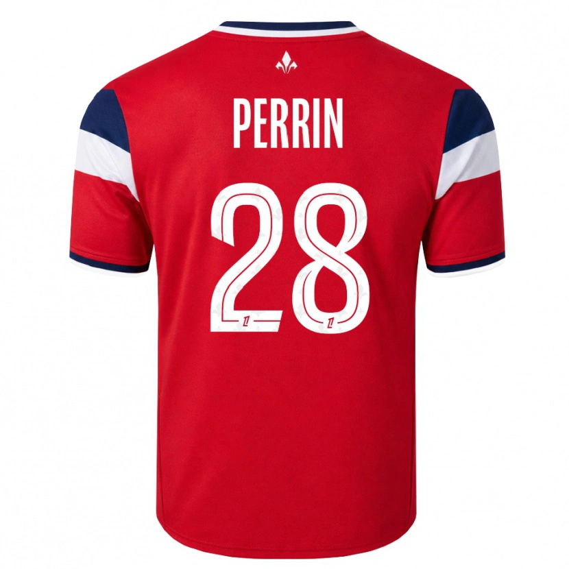 Danxen Heren Gaëtan Perrin #28 Rood Wit Koninklijk Blauw Thuisshirt Thuistenue 2026/27 T-Shirt België