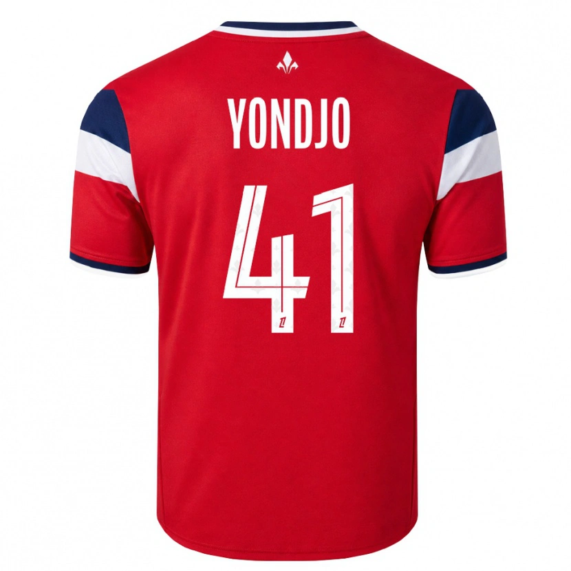 Danxen Heren Angel Yondjo Matah #41 Rood Wit Koninklijk Blauw Thuisshirt Thuistenue 2026/27 T-Shirt België