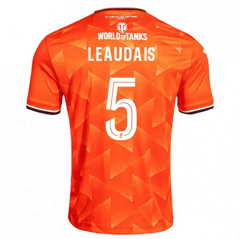 Danxen Heren Lucas Leaudais #5 Oranje Wit Zwart Thuisshirt Thuistenue 2026/27 T-Shirt België