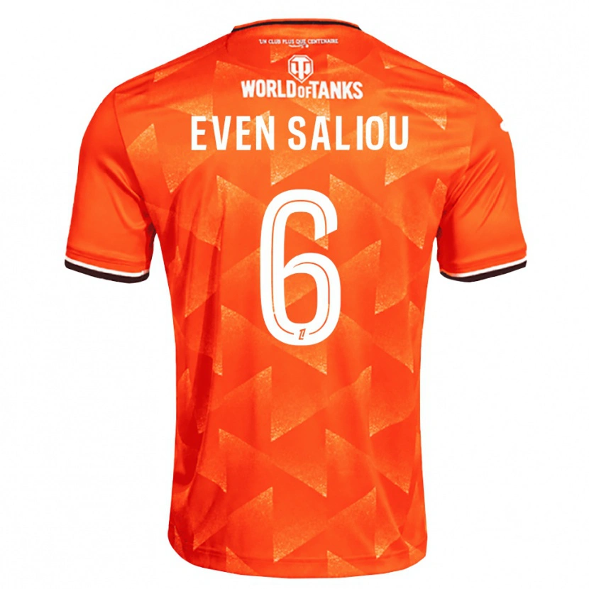 Danxen Heren Emy Even Saliou #6 Oranje Wit Zwart Thuisshirt Thuistenue 2026/27 T-Shirt België