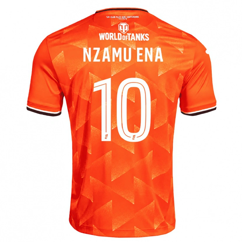 Danxen Heren Arcial Nzamu Ena #10 Oranje Wit Zwart Thuisshirt Thuistenue 2026/27 T-Shirt België
