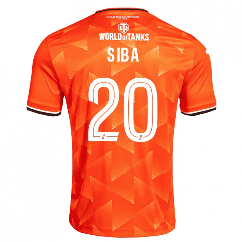 Danxen Heren Stevan Siba #20 Oranje Wit Zwart Thuisshirt Thuistenue 2026/27 T-Shirt België