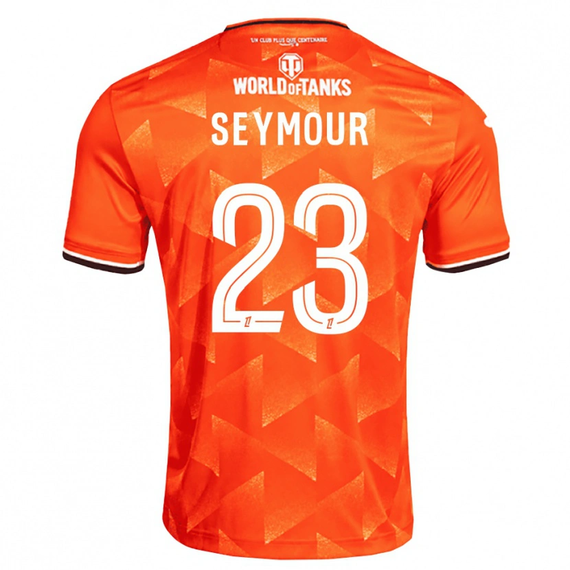 Danxen Heren Brice Seymour #23 Oranje Wit Zwart Thuisshirt Thuistenue 2026/27 T-Shirt België