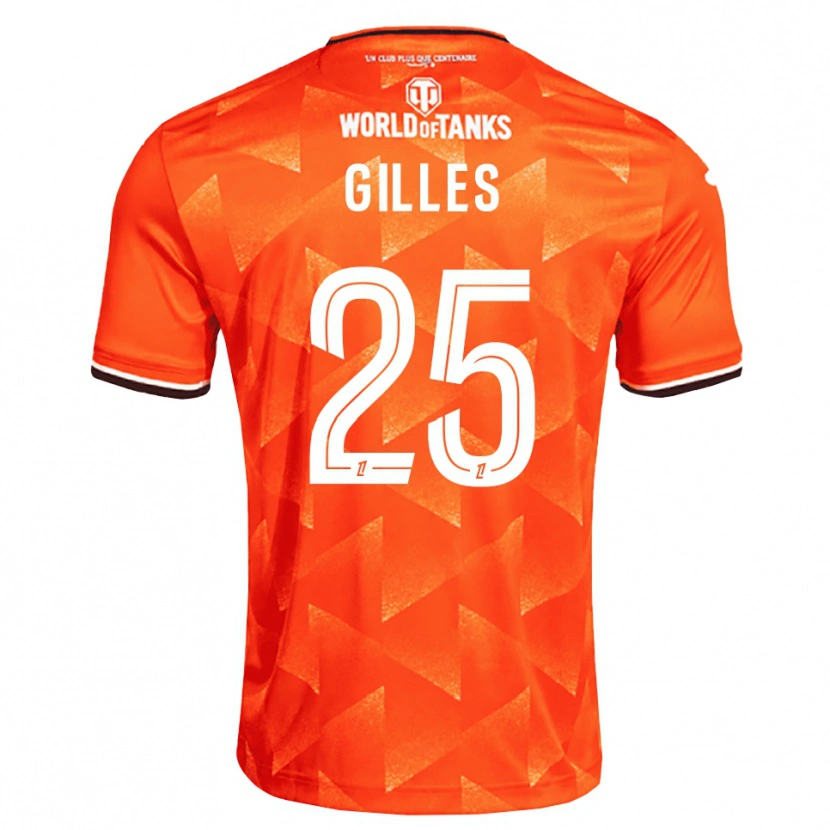Danxen Heren Elodie Gilles #25 Oranje Wit Zwart Thuisshirt Thuistenue 2026/27 T-Shirt België