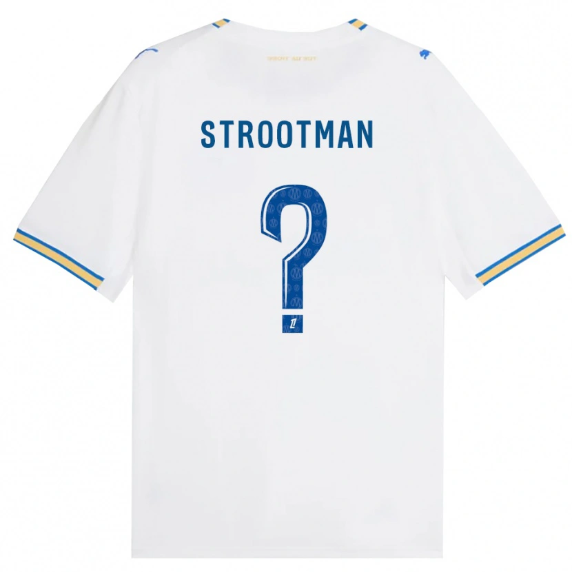 Danxen Heren Kevin Strootman #0 Dodgerblauw Wit Thuisshirt Thuistenue 2026/27 T-Shirt België
