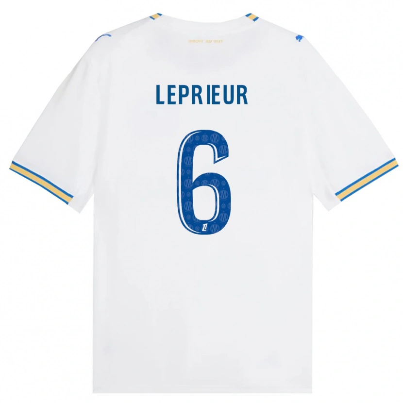 Danxen Heren Eliott Leprieur #6 Dodgerblauw Wit Thuisshirt Thuistenue 2026/27 T-Shirt België
