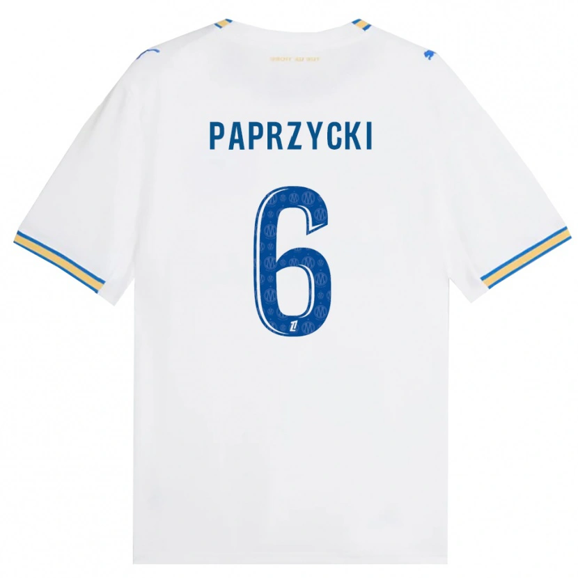 Danxen Heren Aurore Paprzycki #6 Dodgerblauw Wit Thuisshirt Thuistenue 2026/27 T-Shirt België