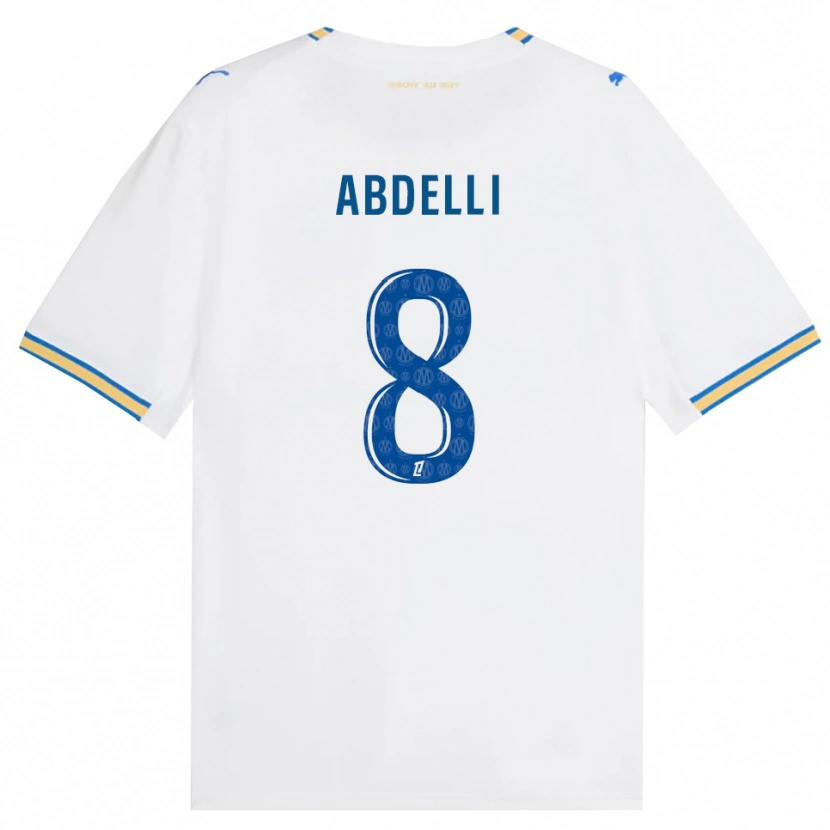 Danxen Heren Himad Abdelli #8 Dodgerblauw Wit Thuisshirt Thuistenue 2026/27 T-Shirt België