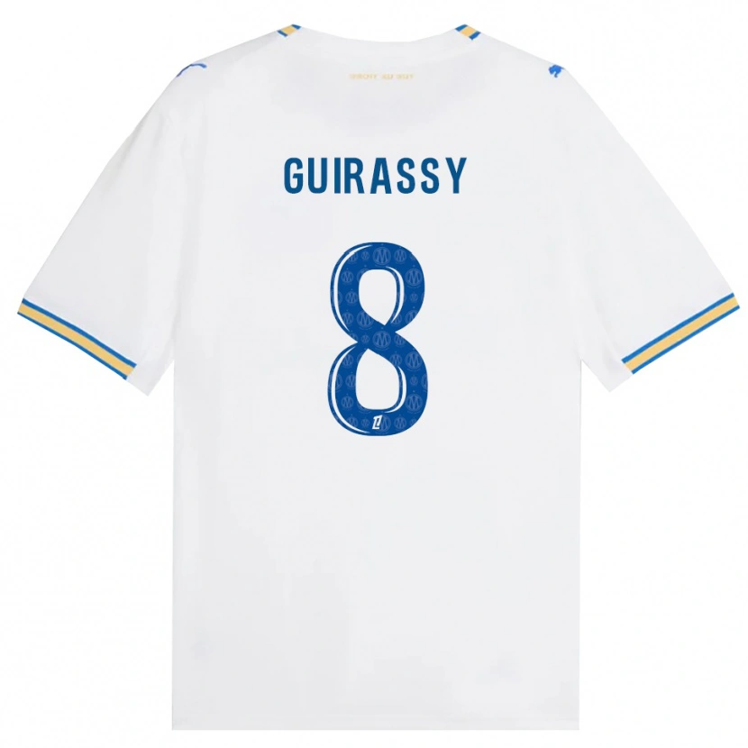 Danxen Heren Moctar Guirassy #8 Dodgerblauw Wit Thuisshirt Thuistenue 2026/27 T-Shirt België