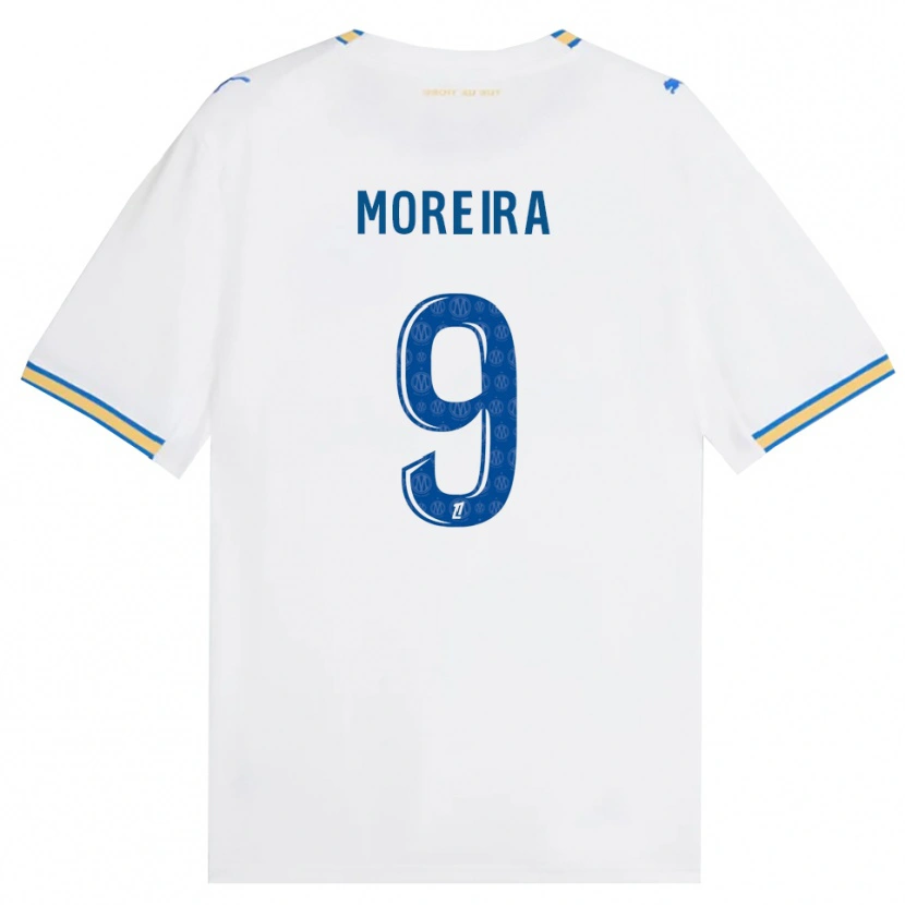 Danxen Heren Iuri Moreira #9 Dodgerblauw Wit Thuisshirt Thuistenue 2026/27 T-Shirt België