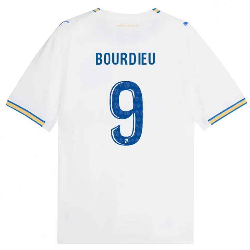 Danxen Heren Mathilde Bourdieu #9 Dodgerblauw Wit Thuisshirt Thuistenue 2026/27 T-Shirt België