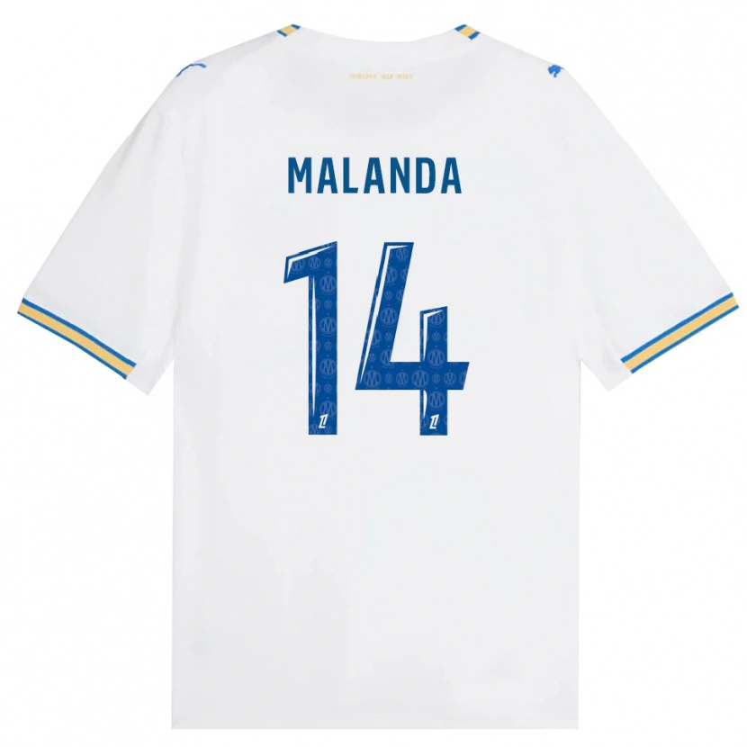Danxen Heren Jephthe Malanda #14 Dodgerblauw Wit Thuisshirt Thuistenue 2026/27 T-Shirt België