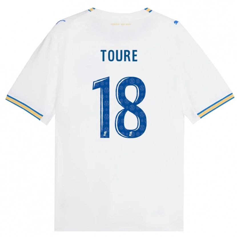Danxen Heren Isaak Toure #18 Dodgerblauw Wit Thuisshirt Thuistenue 2026/27 T-Shirt België