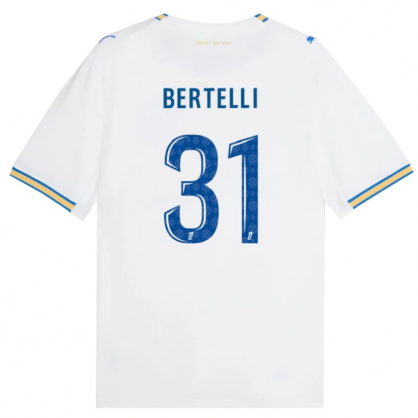 Danxen Heren Ugo Bertelli #31 Dodgerblauw Wit Thuisshirt Thuistenue 2026/27 T-Shirt België