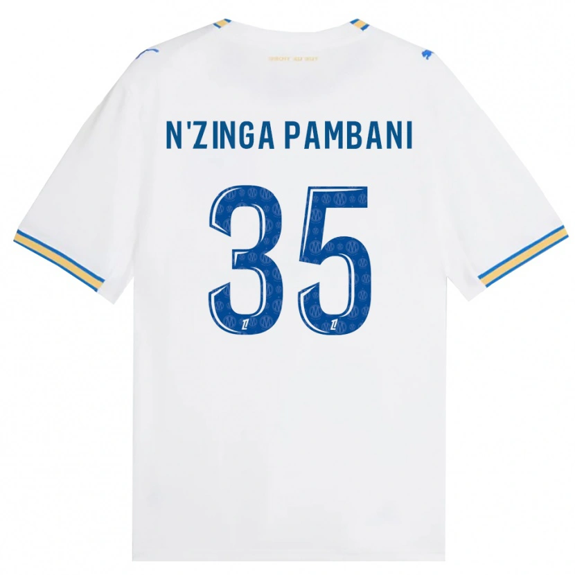 Danxen Heren Pladi N'zinga Pambani #35 Dodgerblauw Wit Thuisshirt Thuistenue 2026/27 T-Shirt België