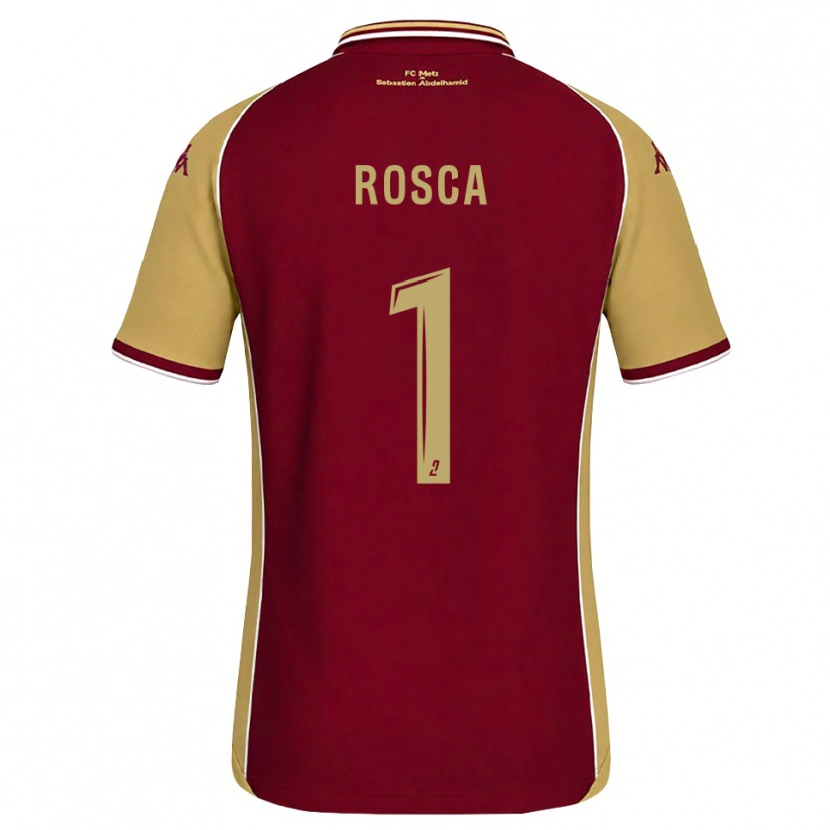 Danxen Heren Daniel Rosca #1 Goudenrood Donkerrood Thuisshirt Thuistenue 2026/27 T-Shirt België