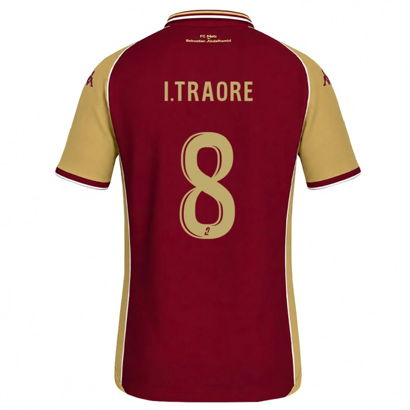 Danxen Heren Ismaël Traoré #8 Goudenrood Donkerrood Thuisshirt Thuistenue 2026/27 T-Shirt België