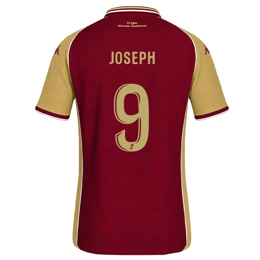 Danxen Heren Amélie Joseph #9 Goudenrood Donkerrood Thuisshirt Thuistenue 2026/27 T-Shirt België