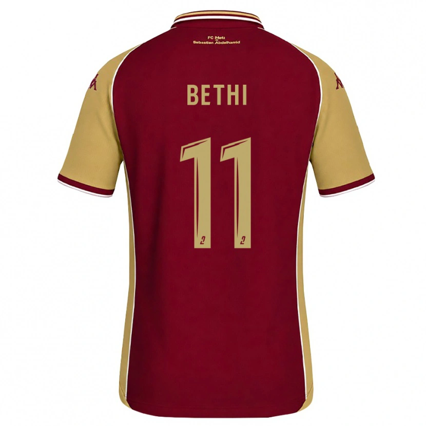 Danxen Heren Mélissa Bethi #11 Goudenrood Donkerrood Thuisshirt Thuistenue 2026/27 T-Shirt België