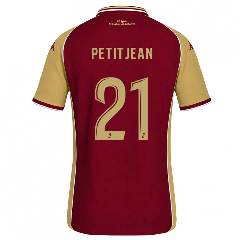 Danxen Heren Clara Petitjean #21 Goudenrood Donkerrood Thuisshirt Thuistenue 2026/27 T-Shirt België