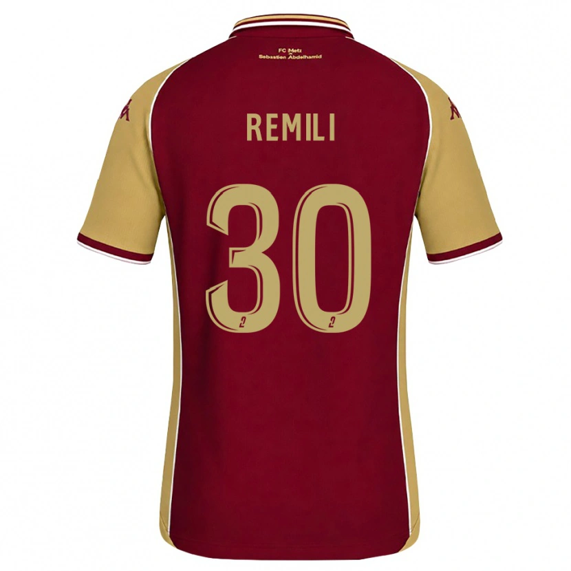 Danxen Heren Célia Remili #30 Goudenrood Donkerrood Thuisshirt Thuistenue 2026/27 T-Shirt België