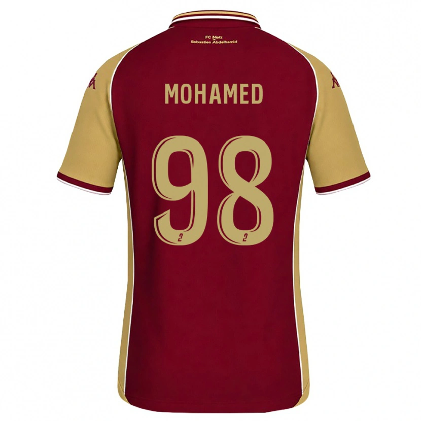 Danxen Heren Idris Mohamed #98 Goudenrood Donkerrood Thuisshirt Thuistenue 2026/27 T-Shirt België
