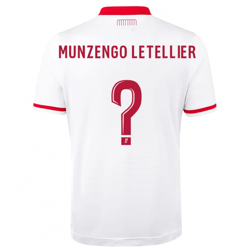 Danxen Heren Viany Munzengo Letellier #0 Rood Wit Thuisshirt Thuistenue 2026/27 T-Shirt België