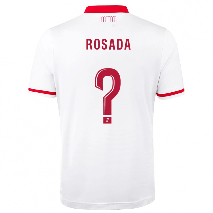 Danxen Heren Riley Rosada #0 Rood Wit Thuisshirt Thuistenue 2026/27 T-Shirt België