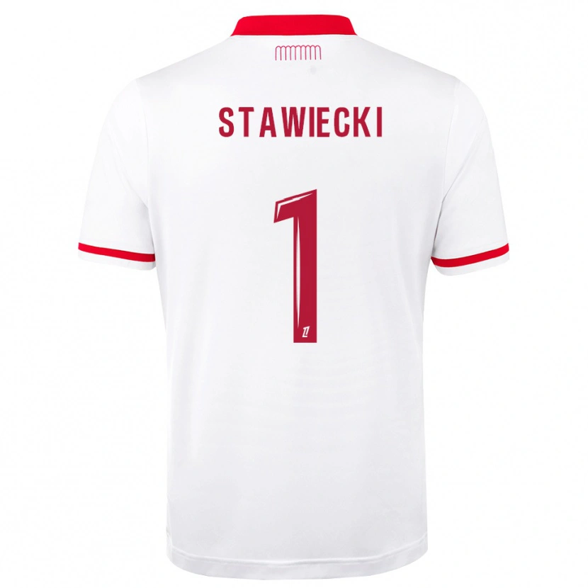 Danxen Heren Jules Stawiecki #1 Rood Wit Thuisshirt Thuistenue 2026/27 T-Shirt België