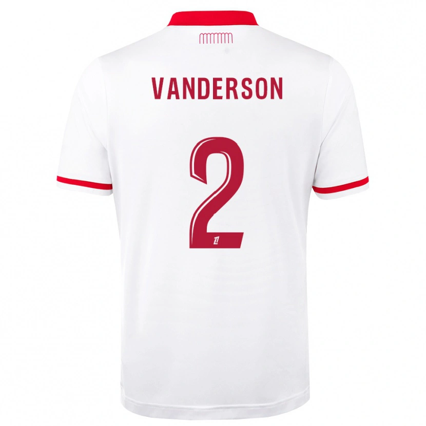 Danxen Heren Vanderson De Oliveira Campos #2 Rood Wit Thuisshirt Thuistenue 2026/27 T-Shirt België