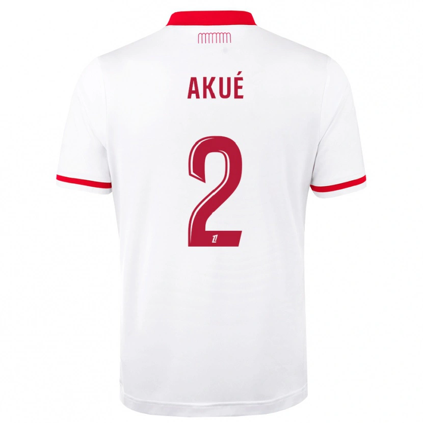 Danxen Heren Checkina Dzabatou Ecko #2 Rood Wit Thuisshirt Thuistenue 2026/27 T-Shirt België