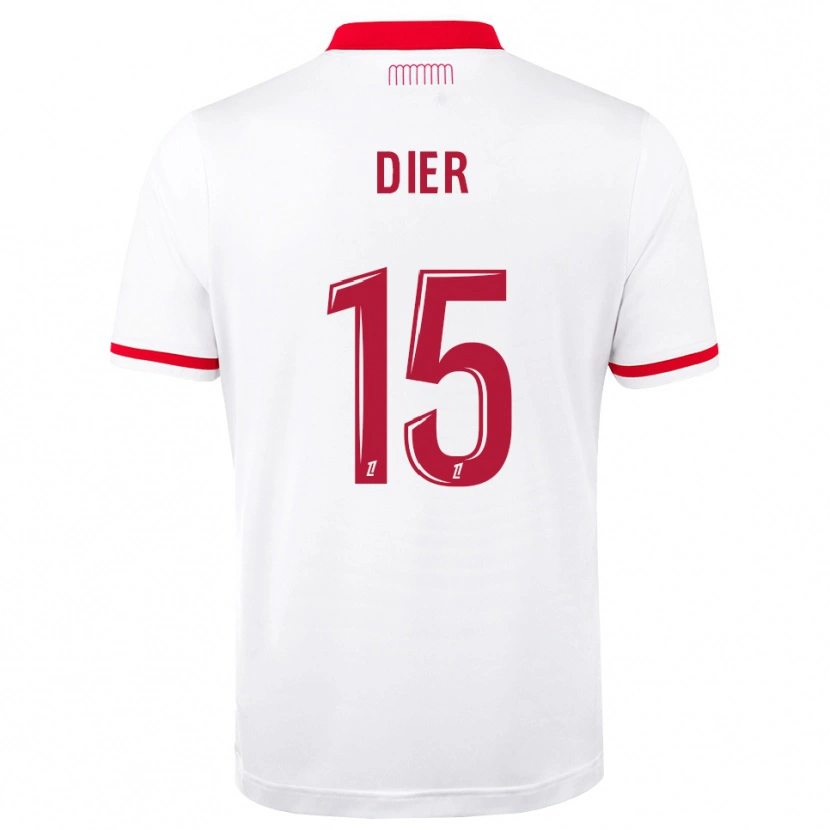 Danxen Heren Eric Dier #15 Rood Wit Thuisshirt Thuistenue 2026/27 T-Shirt België