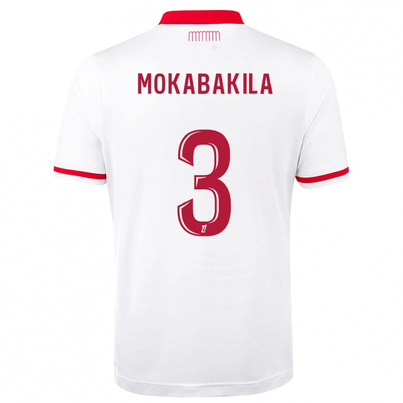 Danxen Heren Nick Mokabakila #3 Rood Wit Thuisshirt Thuistenue 2026/27 T-Shirt België
