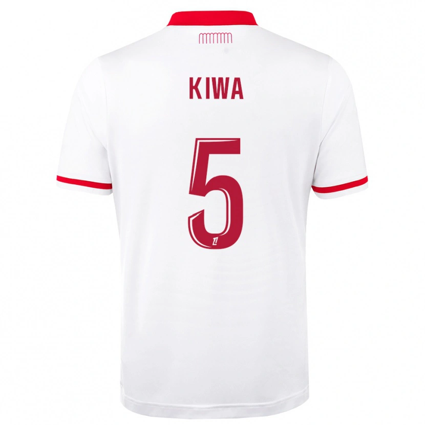 Danxen Heren Bradel Kiwa #5 Rood Wit Thuisshirt Thuistenue 2026/27 T-Shirt België