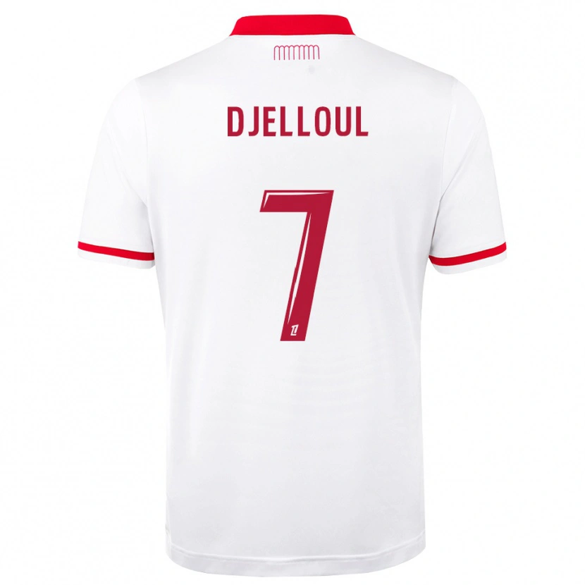 Danxen Heren Jassim Djelloul #7 Rood Wit Thuisshirt Thuistenue 2026/27 T-Shirt België