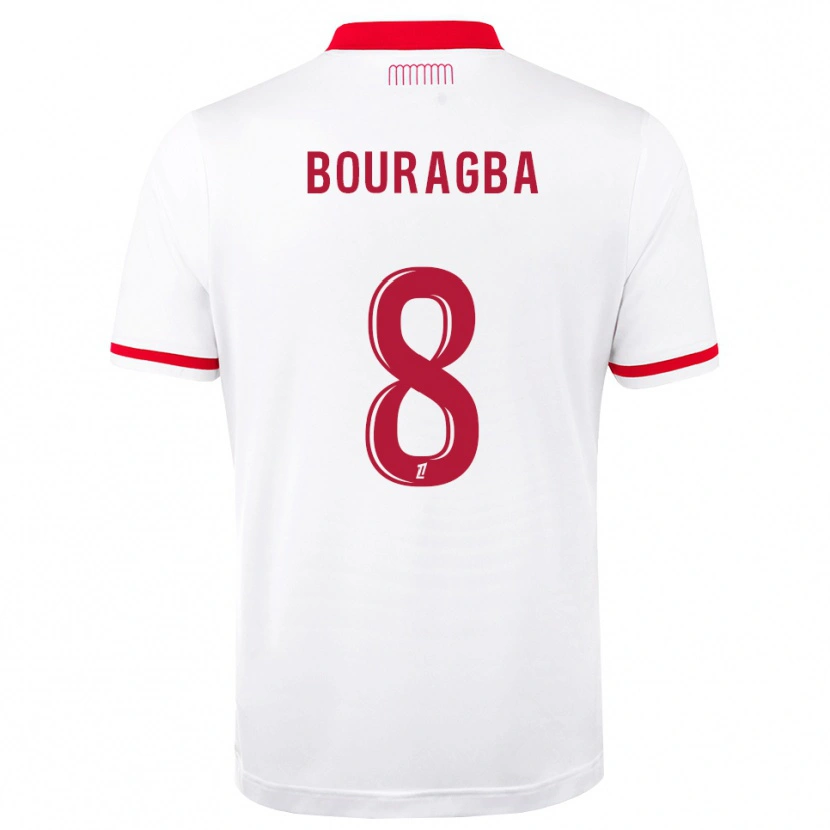 Danxen Heren Ouanis Bouragba #8 Rood Wit Thuisshirt Thuistenue 2026/27 T-Shirt België