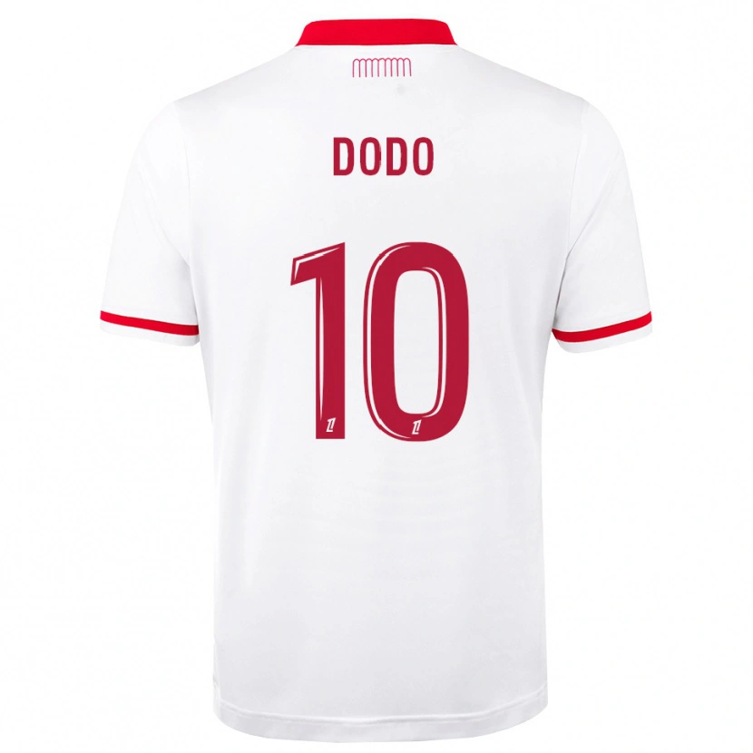 Danxen Heren Yannick Dodo #10 Rood Wit Thuisshirt Thuistenue 2026/27 T-Shirt België