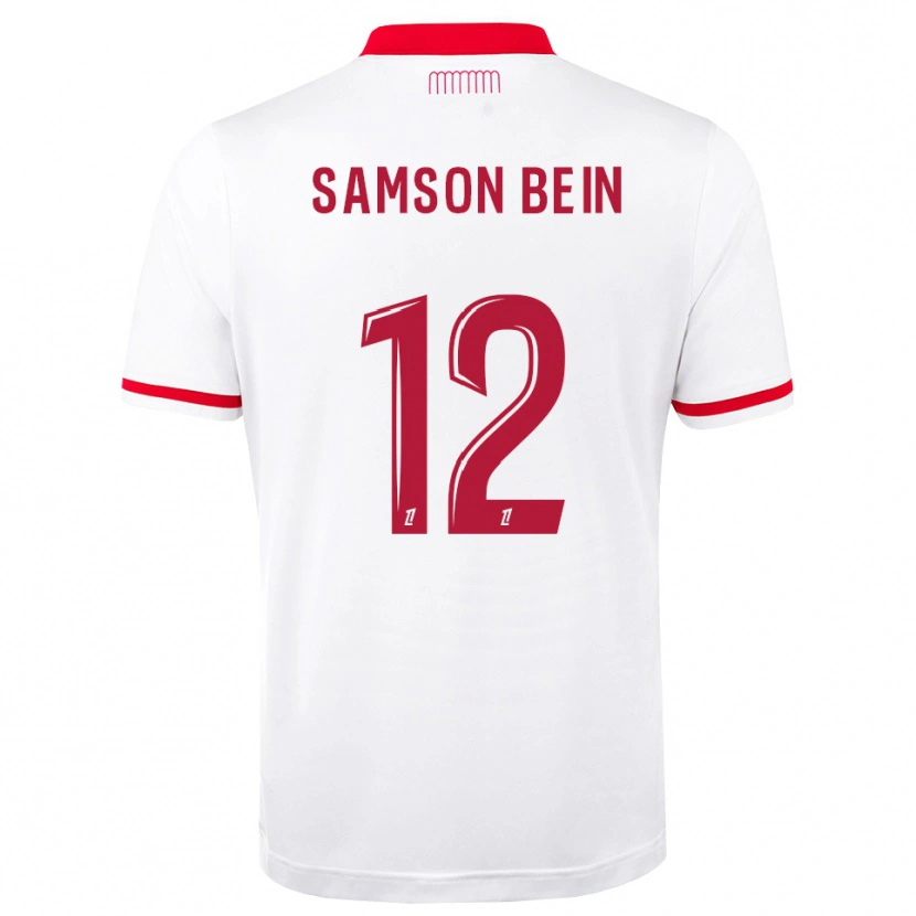 Danxen Heren Sirak Bein #12 Rood Wit Thuisshirt Thuistenue 2026/27 T-Shirt België