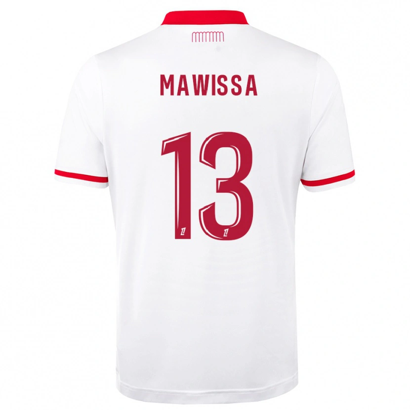 Danxen Heren Christian Mawissa #13 Rood Wit Thuisshirt Thuistenue 2026/27 T-Shirt België