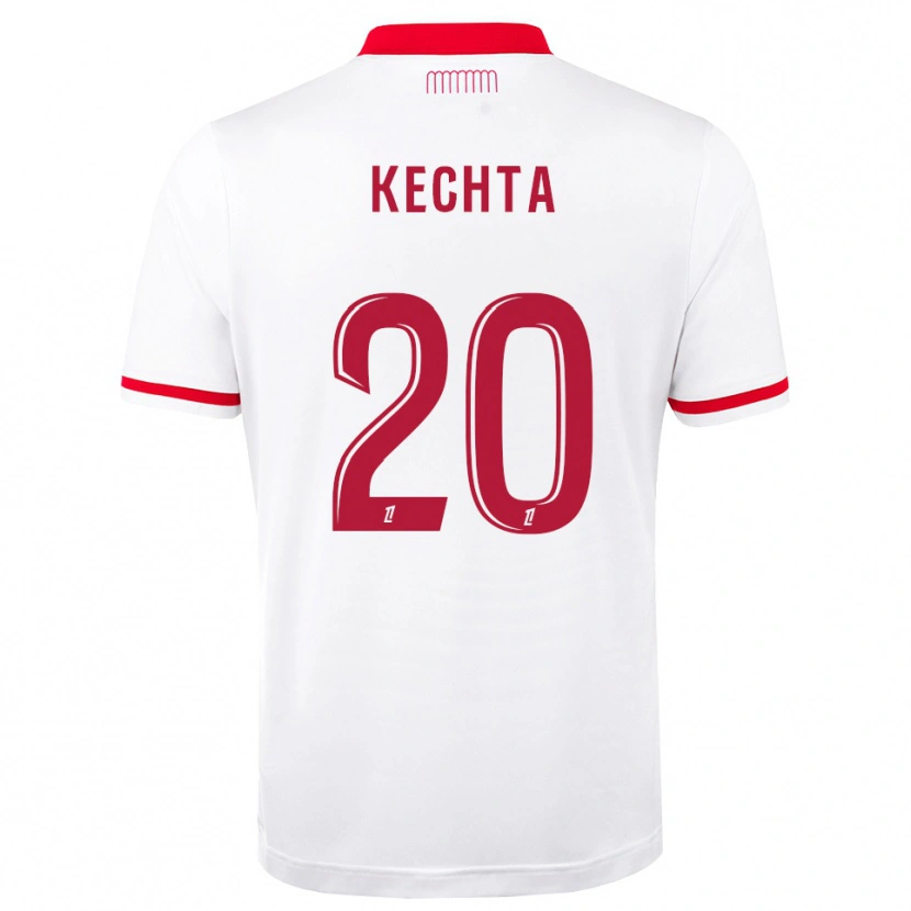 Danxen Heren Amine Kechta #20 Rood Wit Thuisshirt Thuistenue 2026/27 T-Shirt België