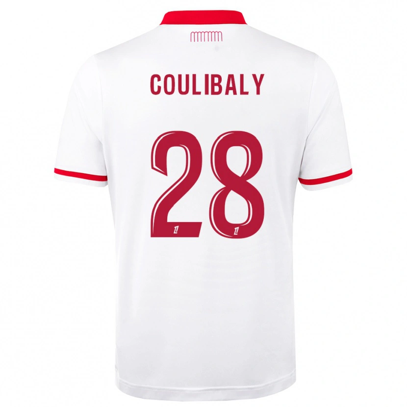 Danxen Heren Mamadou Coulibaly #28 Rood Wit Thuisshirt Thuistenue 2026/27 T-Shirt België